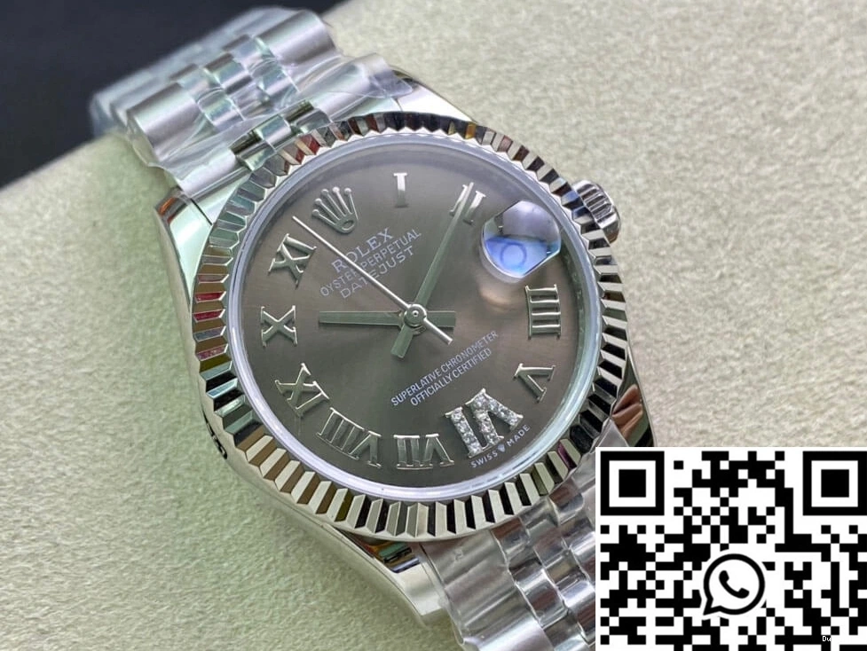M278274-0028 Stainless 31MM Datejust Factory Steel EW Rolex 0830